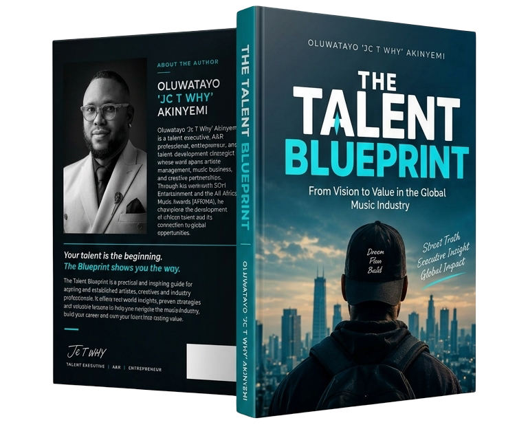 Three copies of The Talent Blueprint book, coming soon